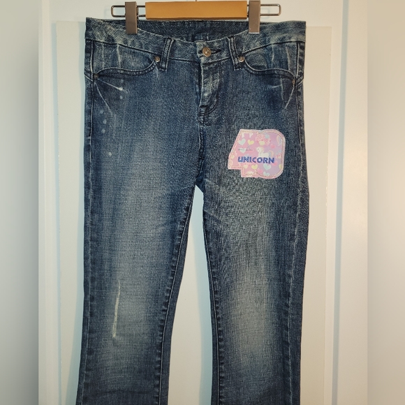 Womens Unicorn jeans size 28 - Picture 1 of 8